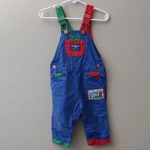 Euc Vintage Oshkosh Overalls 24mo Gender Neutral See Pics For Small Spot